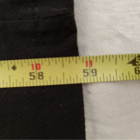 Black Wide-Leg Women's Summer Overalls - Picture 7 of 8